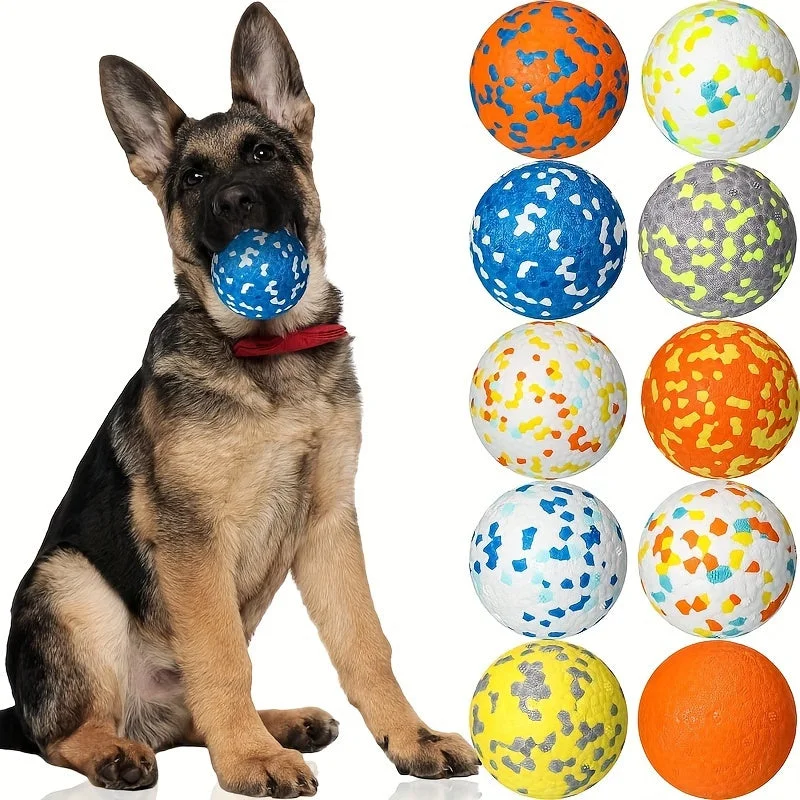 2pcs Dog Toy Ball for Aggressive Chewers Interactive Dog Ball, Dog Toy for Boredom And Stimulating, Bouncy Floating Ball Rubber Ball