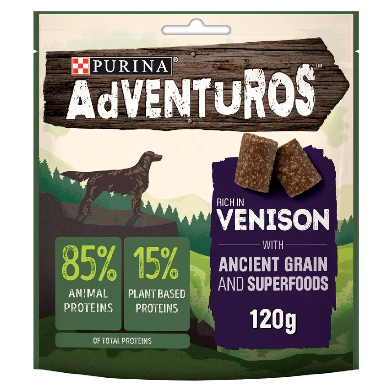 Adventuros Venison Ancient Grains Dog Treats 120g