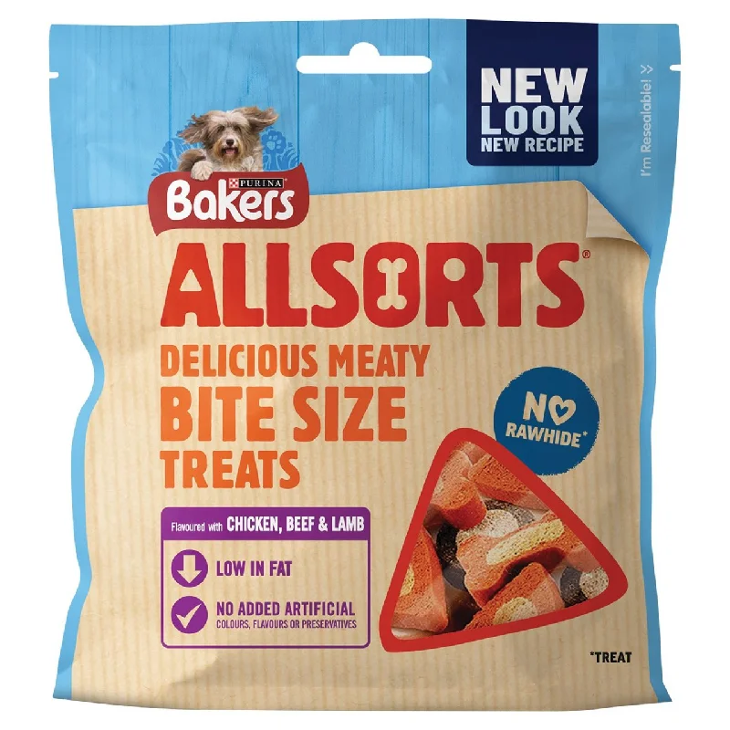 Bakers Allsorts Dog Treats Chicken & Beef 98g