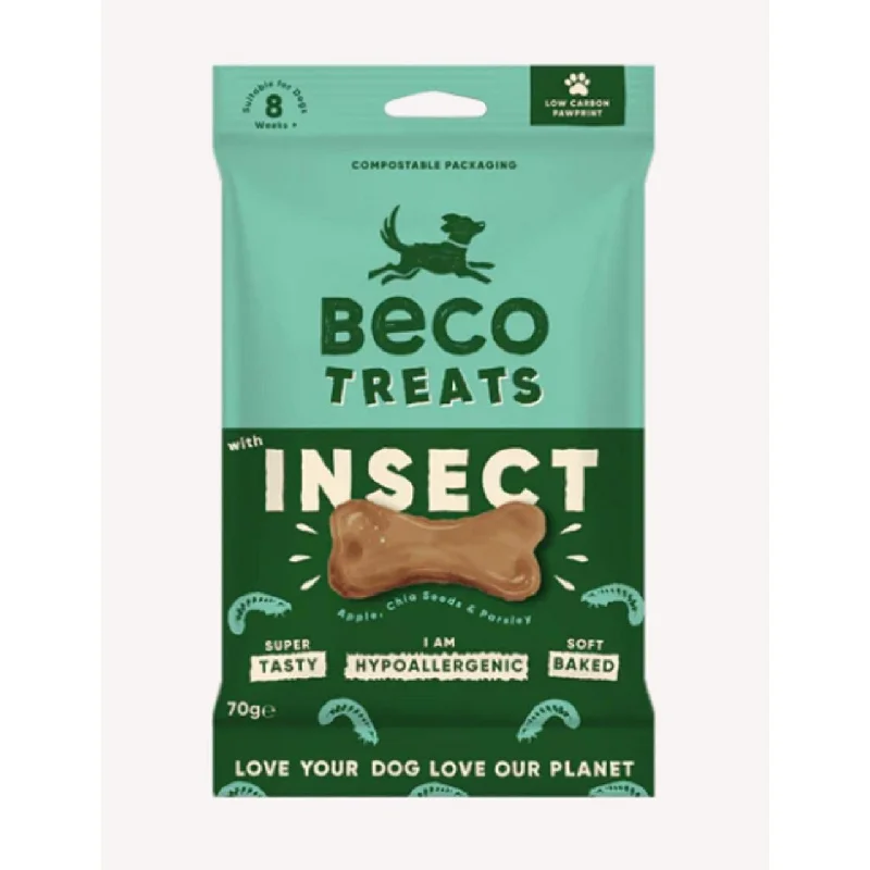 Beco Dog Treats Insect with Apple Chia Seeds & Parsley 70g