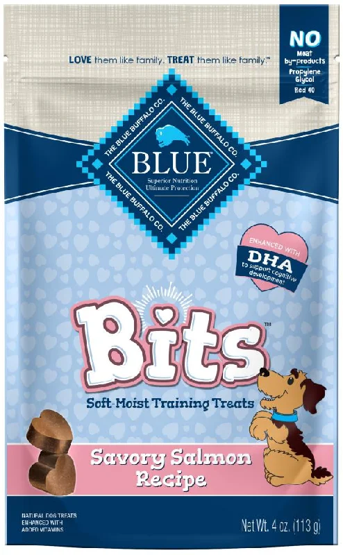 Blue Buffalo Bits Savory Salmon Natural Soft-Moist Training Dog Treats (4-oz)