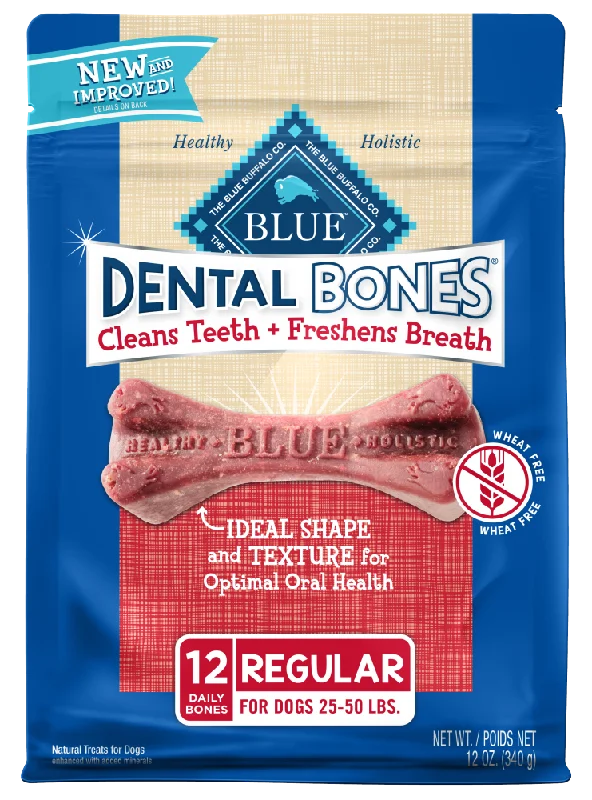 Blue Buffalo Dental Bones Regular Dog Treats