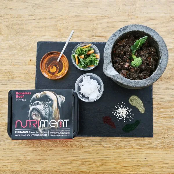 Nutriment Beef Formula - Adult RAW Dog Food 500g Tray