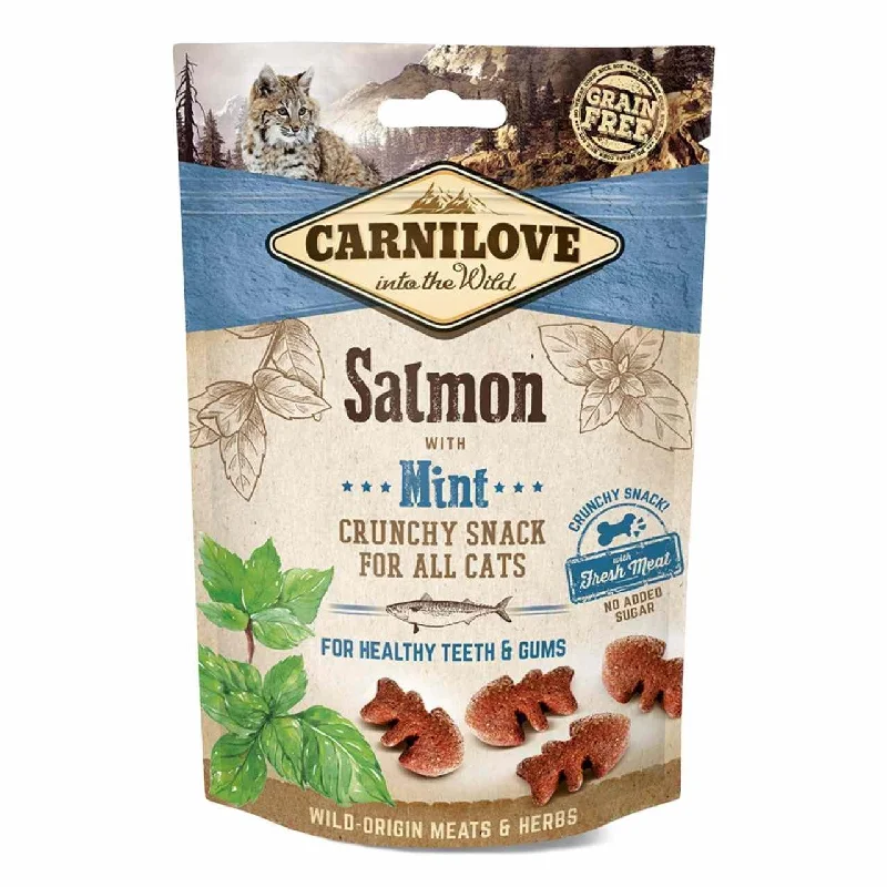 Carnilove Salmon with Mint Crunchy Cat Treats 50g