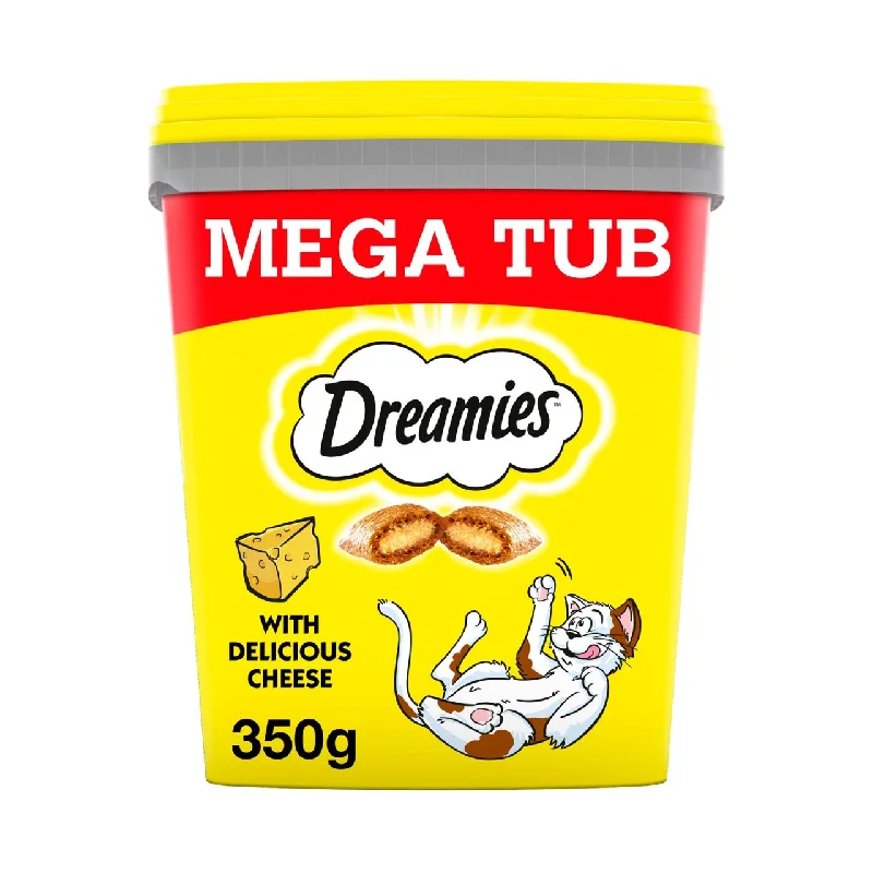 Dreamies Adult 1+ Cat Treats with Cheese Tub 350g