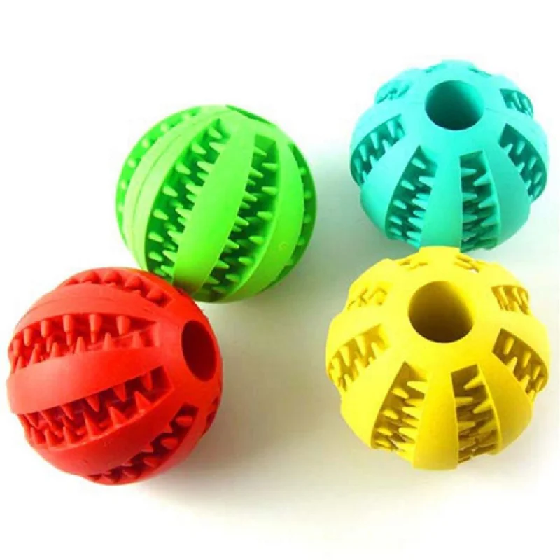 Dog Food Rubber Ball Toy