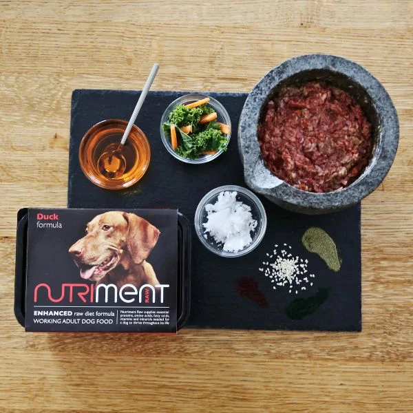 Nutriment Duck Formula - Adult RAW Dog Food 500g Tray