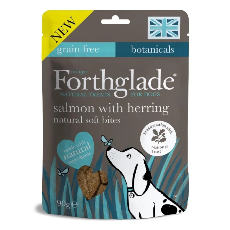 Forthglade National Trust Soft Bites Salmon with Herring Dog Treats 90g