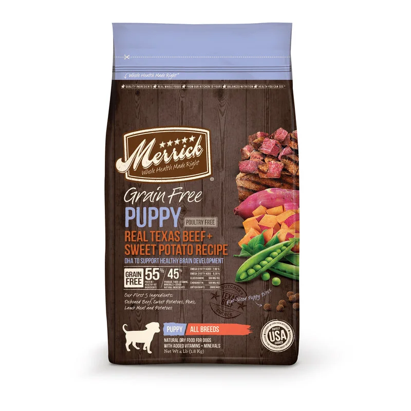 Merrick  Texas Beef and Sweet Potato  Dry  Dog  Food  Grain Free 10 lb.