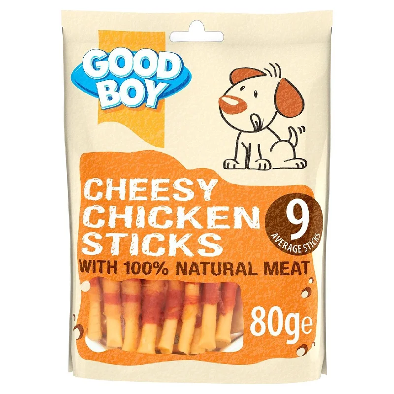 Good Boy Cheesy Chicken Sticks Dog Treats 80g