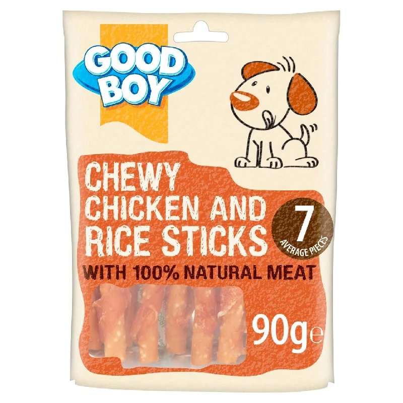 Good Boy Chicken & Rice Stick Chew Dog Treats 90g