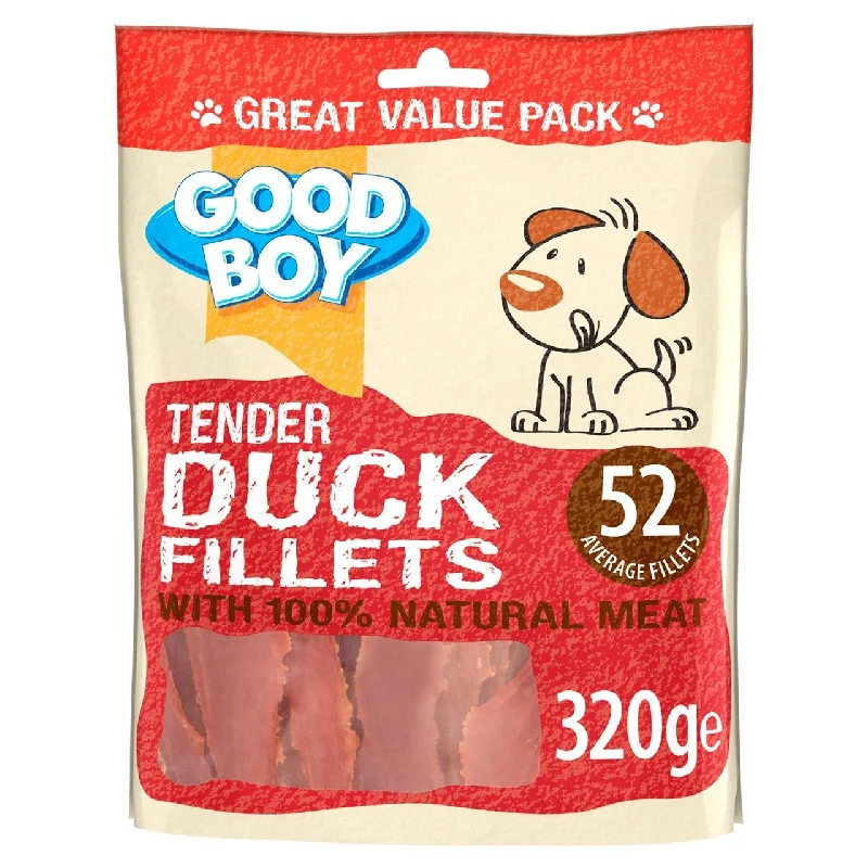 Good Boy Tender Duck Fillets Dog Treats 320g