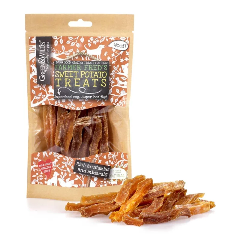 Green & Wilds Sweet Potato Dog Treats 100g