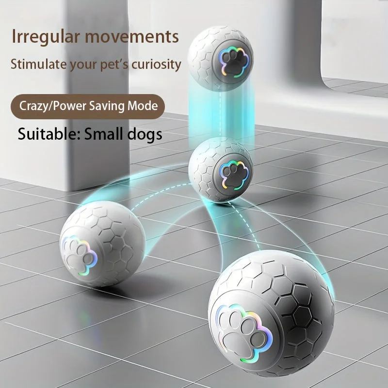 Interactive Pet Toy Dog Toy Ball, Automatic Smart Dog Bouncing Ball, Electric Intelligent Ball Dog Toy Waterproof Dog Bite Toy