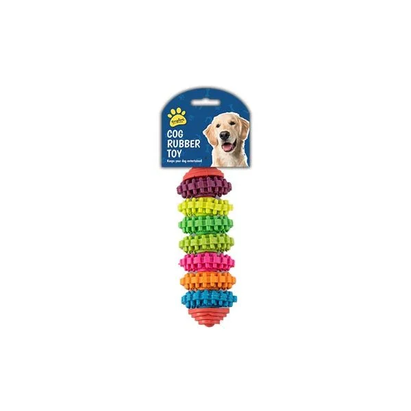 Kingdom Cog Rubber Dog Toy