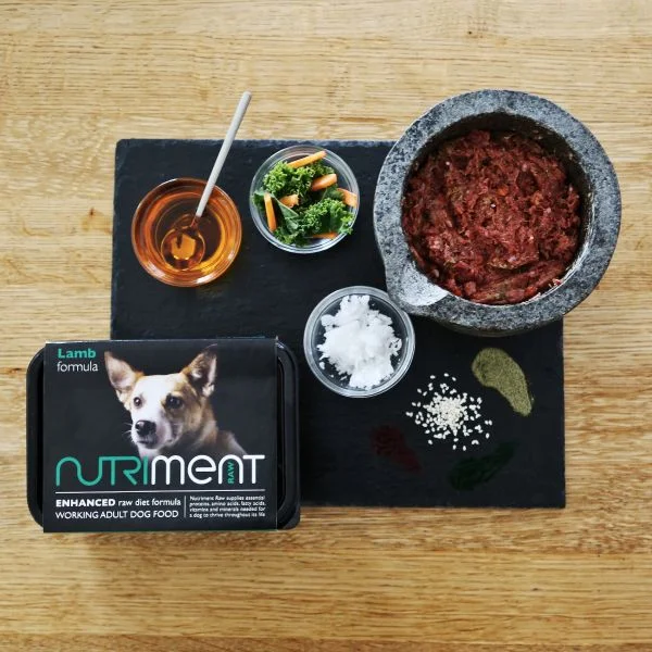 Nutriment Lamb Formula - Adult RAW Dog Food 500g Tray