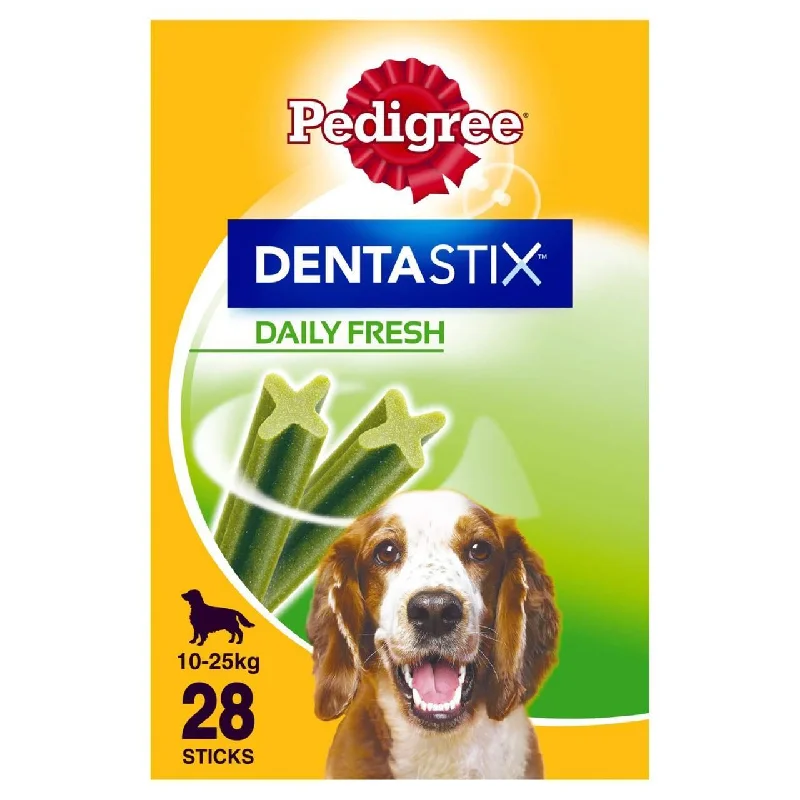 Pedigree Dentastix Daily Fresh Adult Medium Dog Dental Treats 28 x 26g