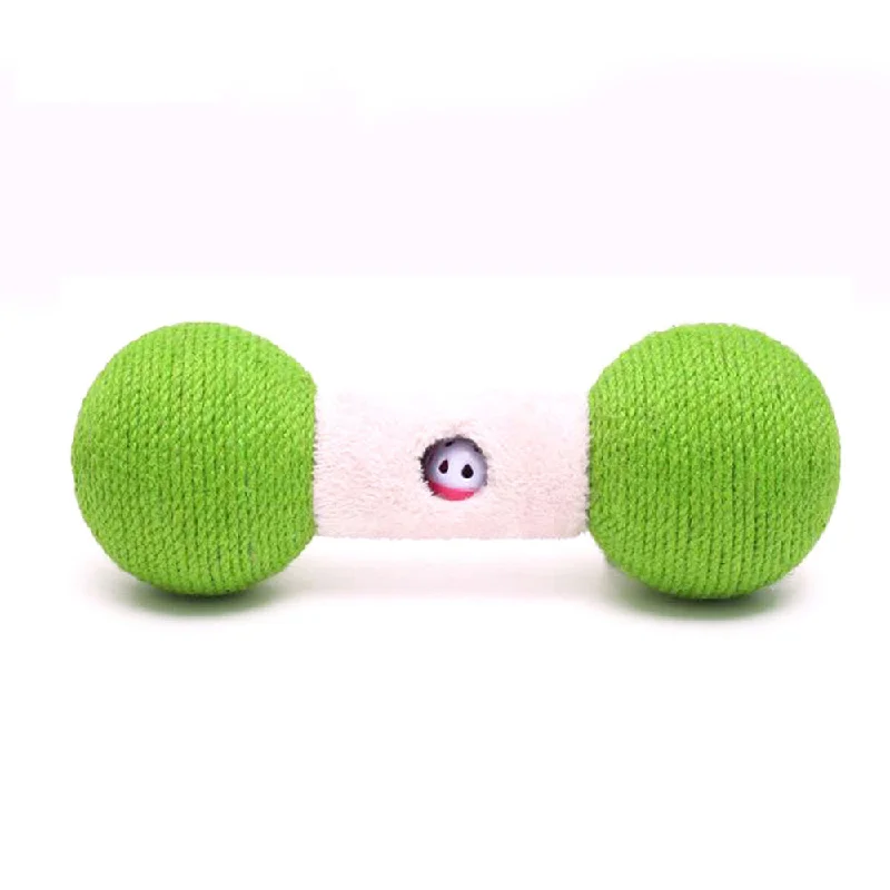 PAWS ASIA Suppliers Cat Scratch Ball Sisal Movable Chasing Cat Toy Ball With Bell