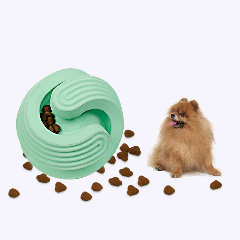 PAWS ASIA Suppliers Pet Outdoor Training Rubber Ball Interactive Feeding Treat Dog Toys Chew