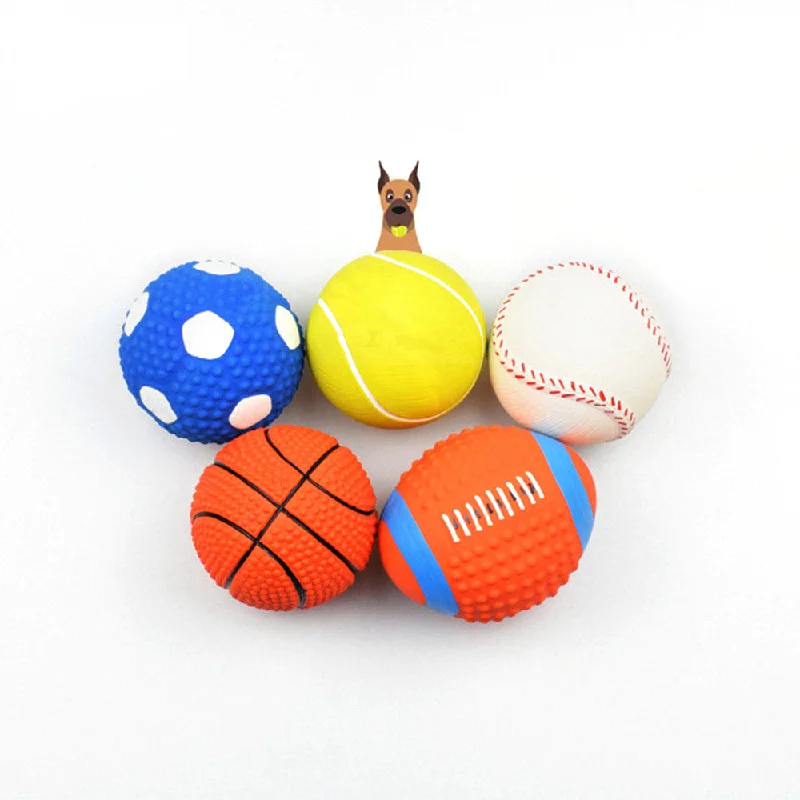 PAWS ASIA Wholesale Top Seller Dog Toys Ball Latex Small Molar Squeaky Products