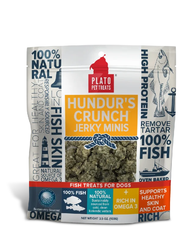 Plato Hundur’s Crunch Jerky Minis Fish Dog Treats