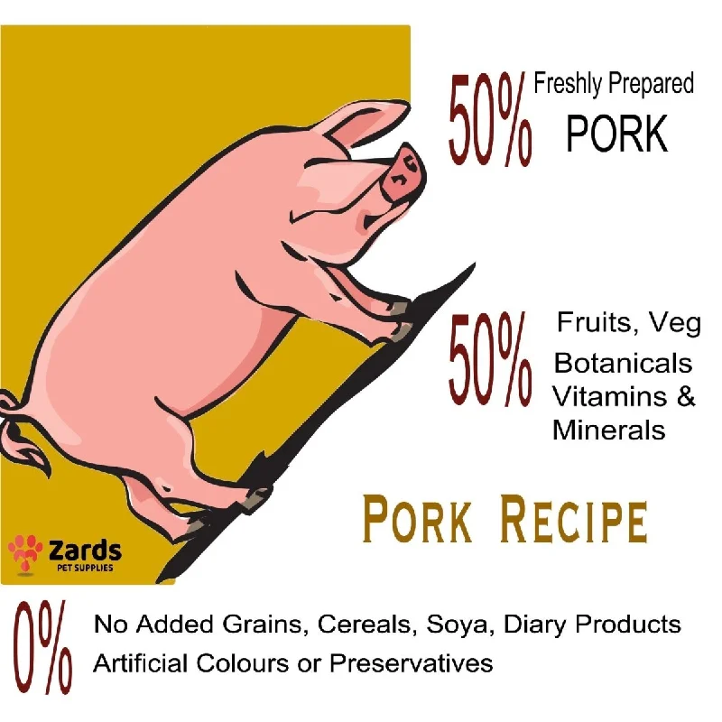 Grain free 50% Pork Recipe with 50% Sweet Potato & Apple Adult Dry Dog Food