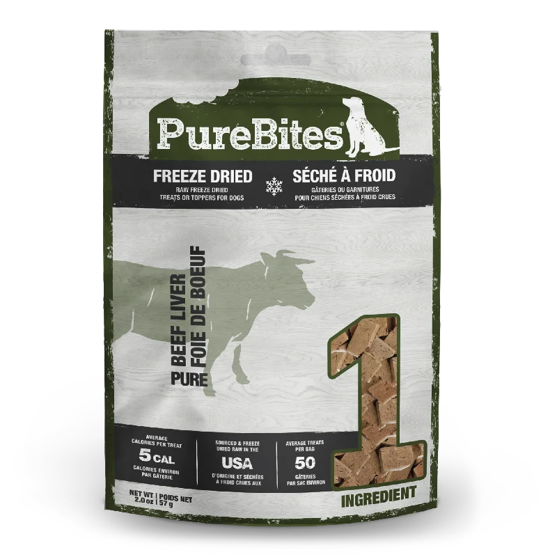 PureBites Freeze Dried Beef Liver Dog Treats