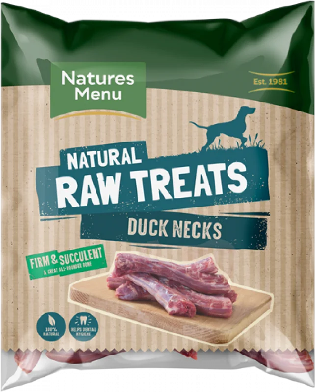 NATURES MENU RAW CHEWS Duck Necks (Pack size 6 x Duck Necks)