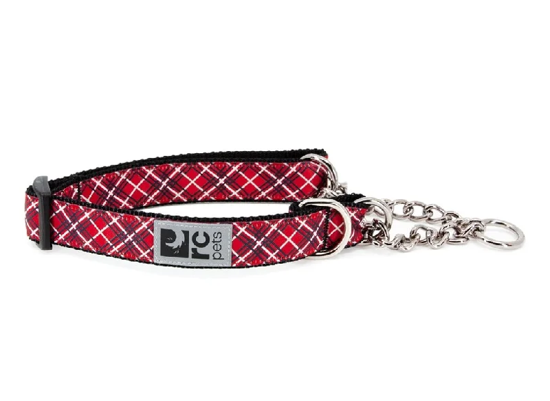 RC Pets Training Collar Red Tartan SALE