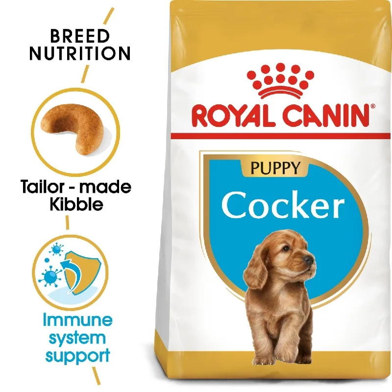 ROYAL CANIN Breed Cocker Puppy Dry Dog Food 3Kg