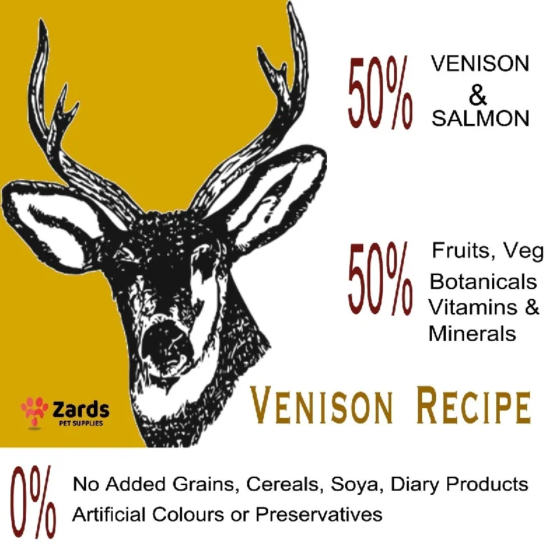 Grain Free 50% Venison Recipe with 50% Sweet Potato & Mulberry Dry Adult Dogs Food