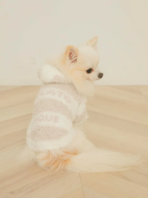 [CAT&DOG] Gelato Melange 2 Border Hoodie Pet Clothes