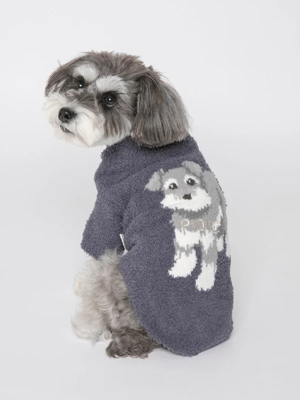 [CAT&DOG] High Neck Schnauzer Pattern Pet Clothes