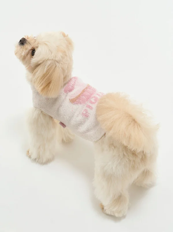 CAT&DOG Smooth Cupcake Jacquard Pullover