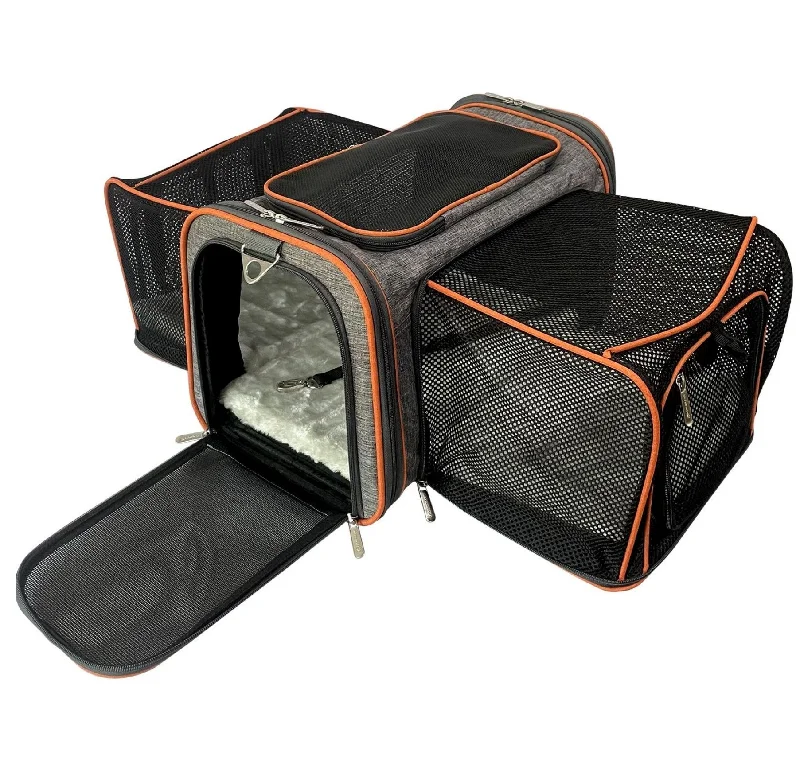 Mr. Peanut's Diamond Series Airline Compliant Double Expandable Pet Carrier