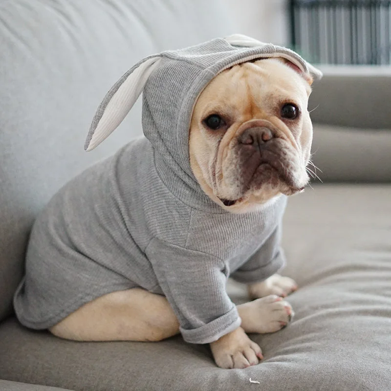 Dog Rabbit Hoodie Pet Clothes