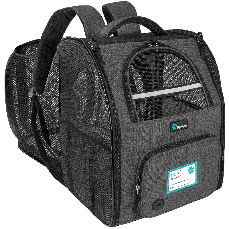 Expandable 3-Way Entry Pet Carrier Backpack