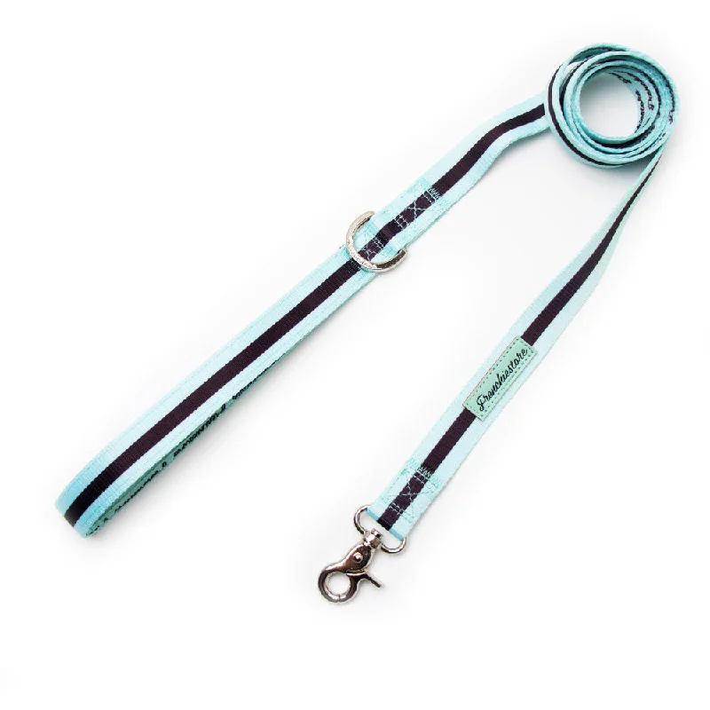 Frenchiestore Dog Luxury Leash | Mint Varsity