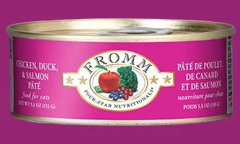 Fromm Chicken, Duck & Salmon Pate Cat Cans 5.5 oz