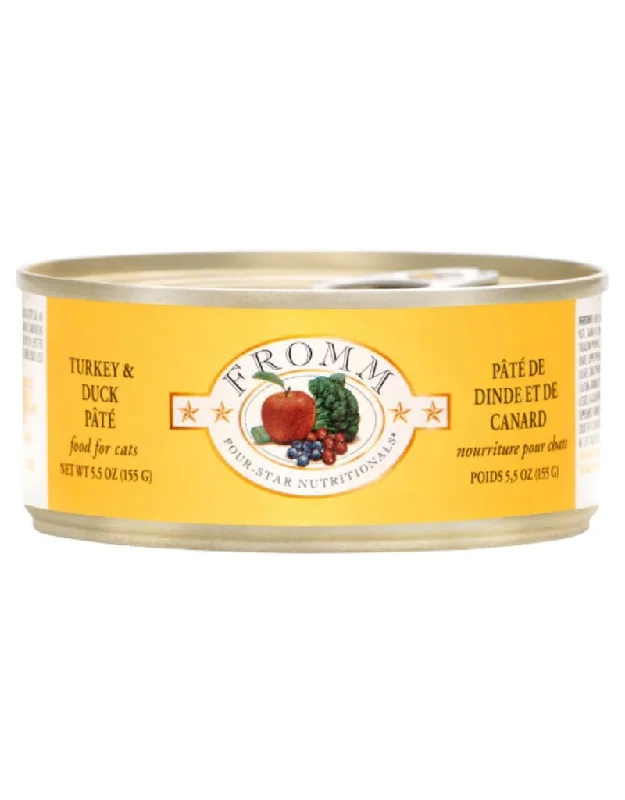 Fromm Four Star Turkey & Duck Pate 5.5 oz cat can