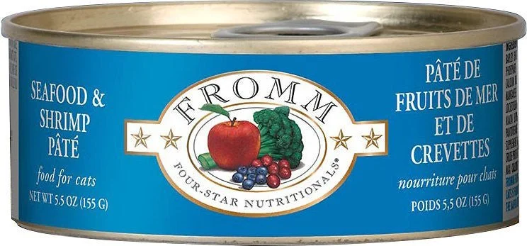 Fromm Seafood & Shrimp Pate Cat Can 5.5oz