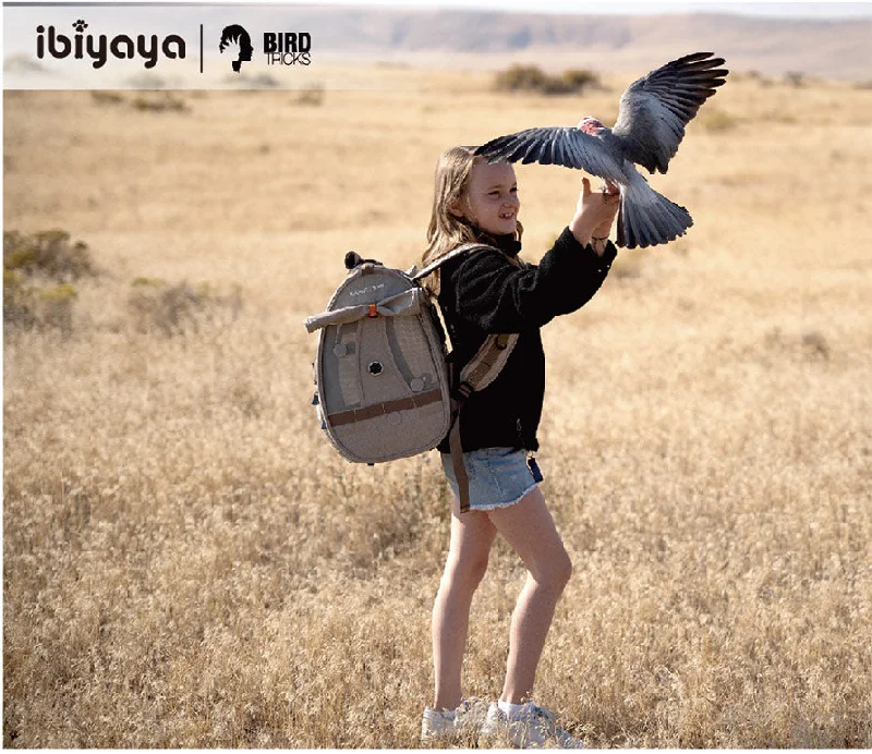 Ibiyaya BirdTricks TrackPack for Birds, Patented Bird Carrier Backpack with Perch, Airline Approved