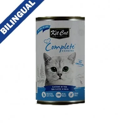 Kit Cat® Complete Cuisine™ Tuna Classic in Broth Wet Cat Food  150gm