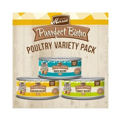 Merrick Purrfect Poultry Variety Pack 12 X 5.5 oz