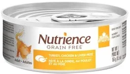 Nutrience Grain Free Turkey, Chicken & Liver Pâté – Canned Cat Food 156 g