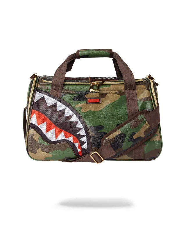 Sprayground Pet carrier CAMO SHARK PET CARRIER Green