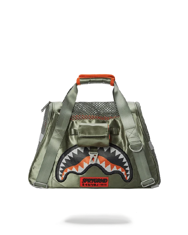 Sprayground Pet carrier SPECIAL OPS ALPHA SHARK PET CARRIER Green