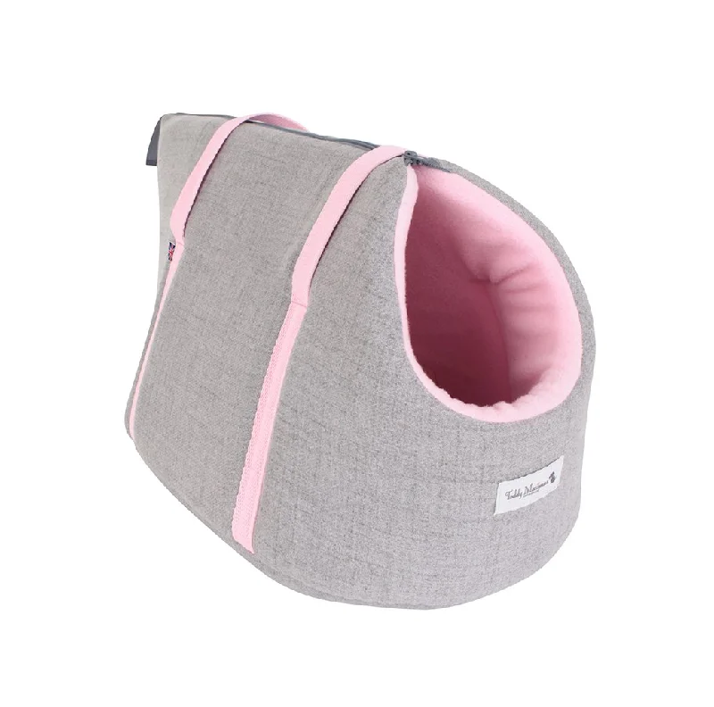 'The Melody' Pink & Grey Luxury Dog Carrier