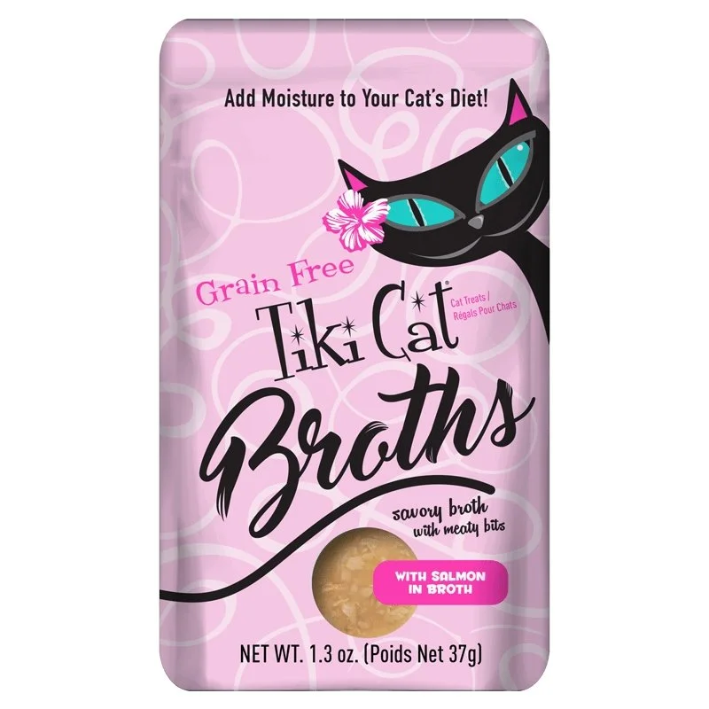 Tiki Cat  Broth - With Salmon In Broth 1.3 oz