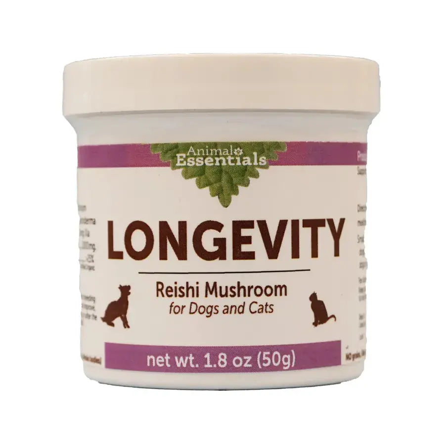 Animal Essentials Longevity Reishi Mushroom Cat & Dog Vitamin Supplement 50g